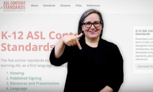 K-12 ASL Content Standards